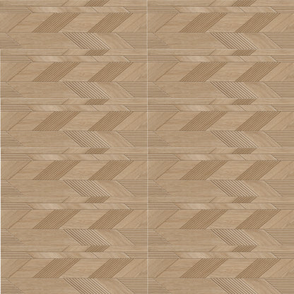 Dimensi | 12"x36" Ceramic Dark Oak Liner Deco Wall Tile