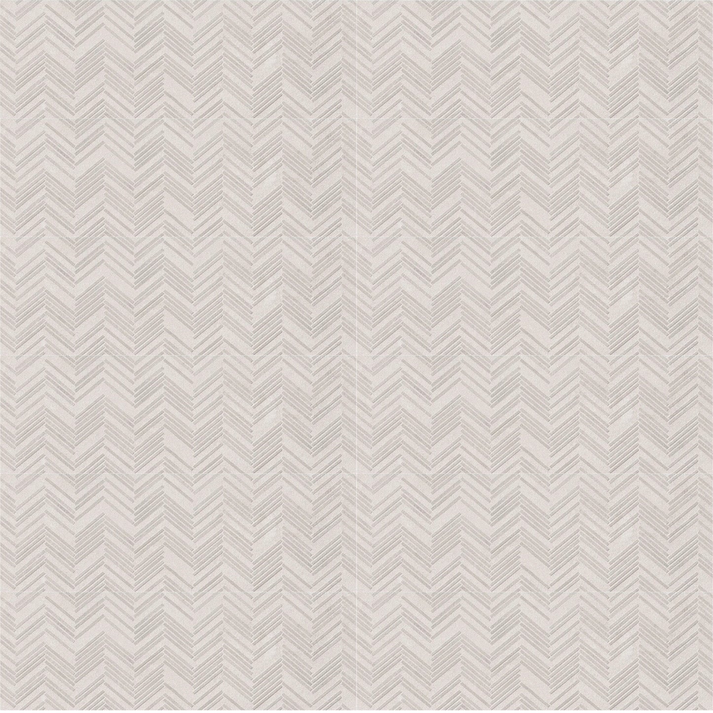 Dimensi | 12"x36" Ceramic Ivory Herringbone Deco Wall Tile