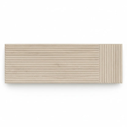 Dimensi | 12"x36" Ceramic Light Oak Liner Deco Wall Tile
