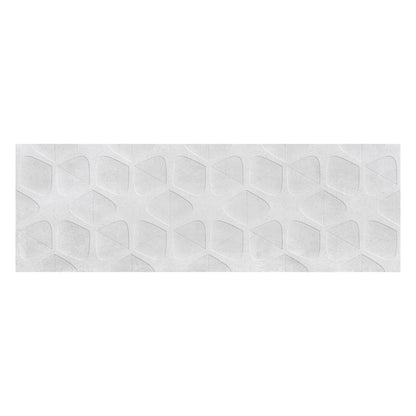 Dimensi | 12"x36" Ceramic Moon Concave Deco Wall Tile