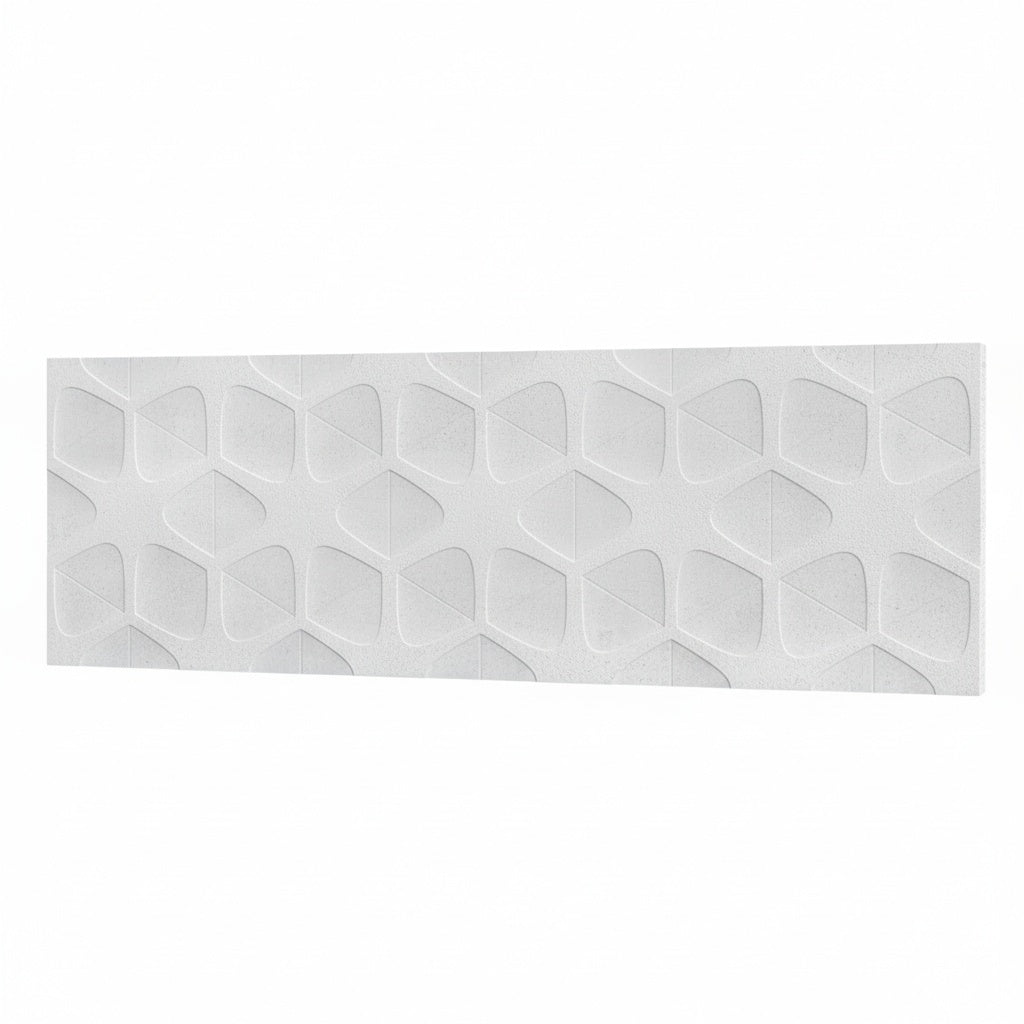 Dimensi | 12"x36" Ceramic Moon Concave Deco Wall Tile