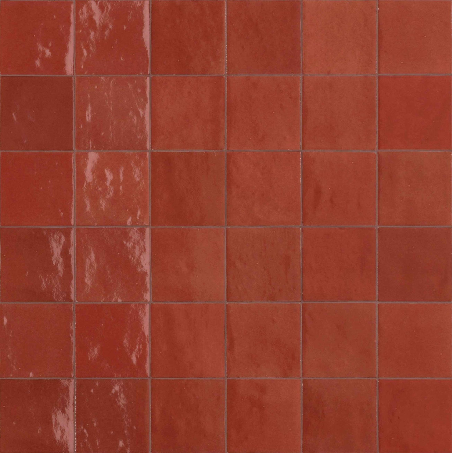 SS-R8G2 | Marrakesh Zellige 4"x4" (Bordeaux) - SAMPLE