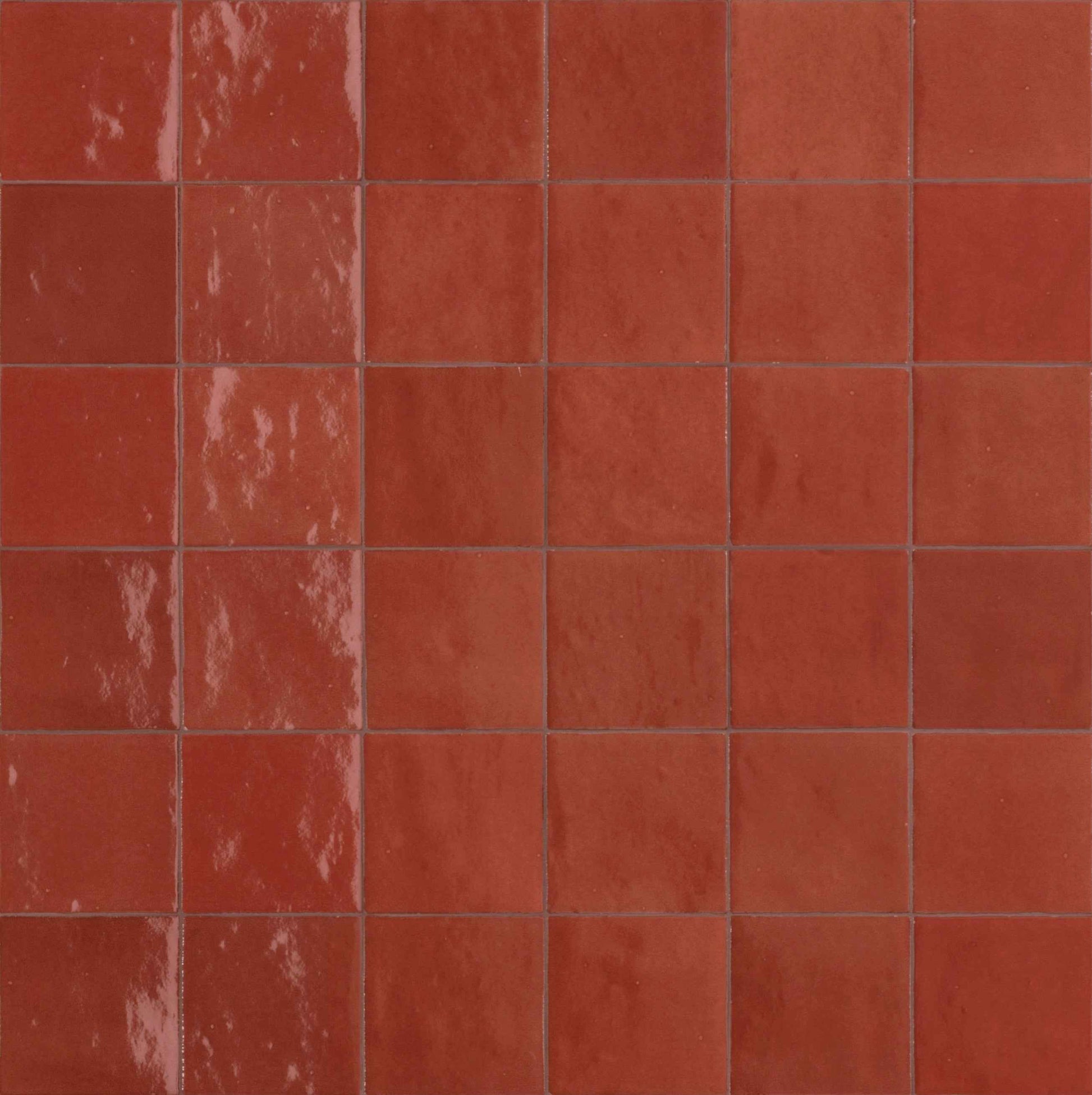 SS-R8G2 | Marrakesh Zellige 4"x4" (Bordeaux) - SAMPLE