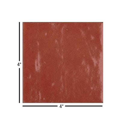 Marrakesh Zellige | 4"x4" Ceramic Wall Tile