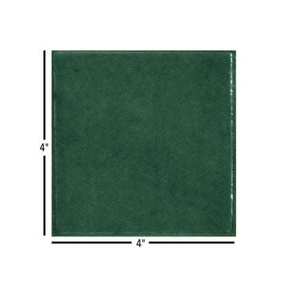 Marrakesh Zellige | 4"x4" Ceramic Wall Tile