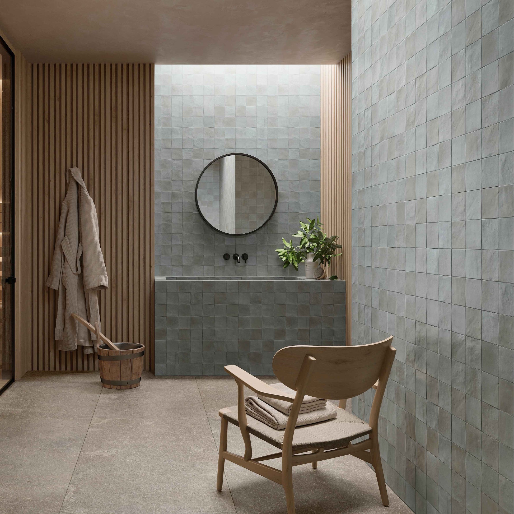Marrakesh Zellige | 4"x4" Ceramic Wall Tile