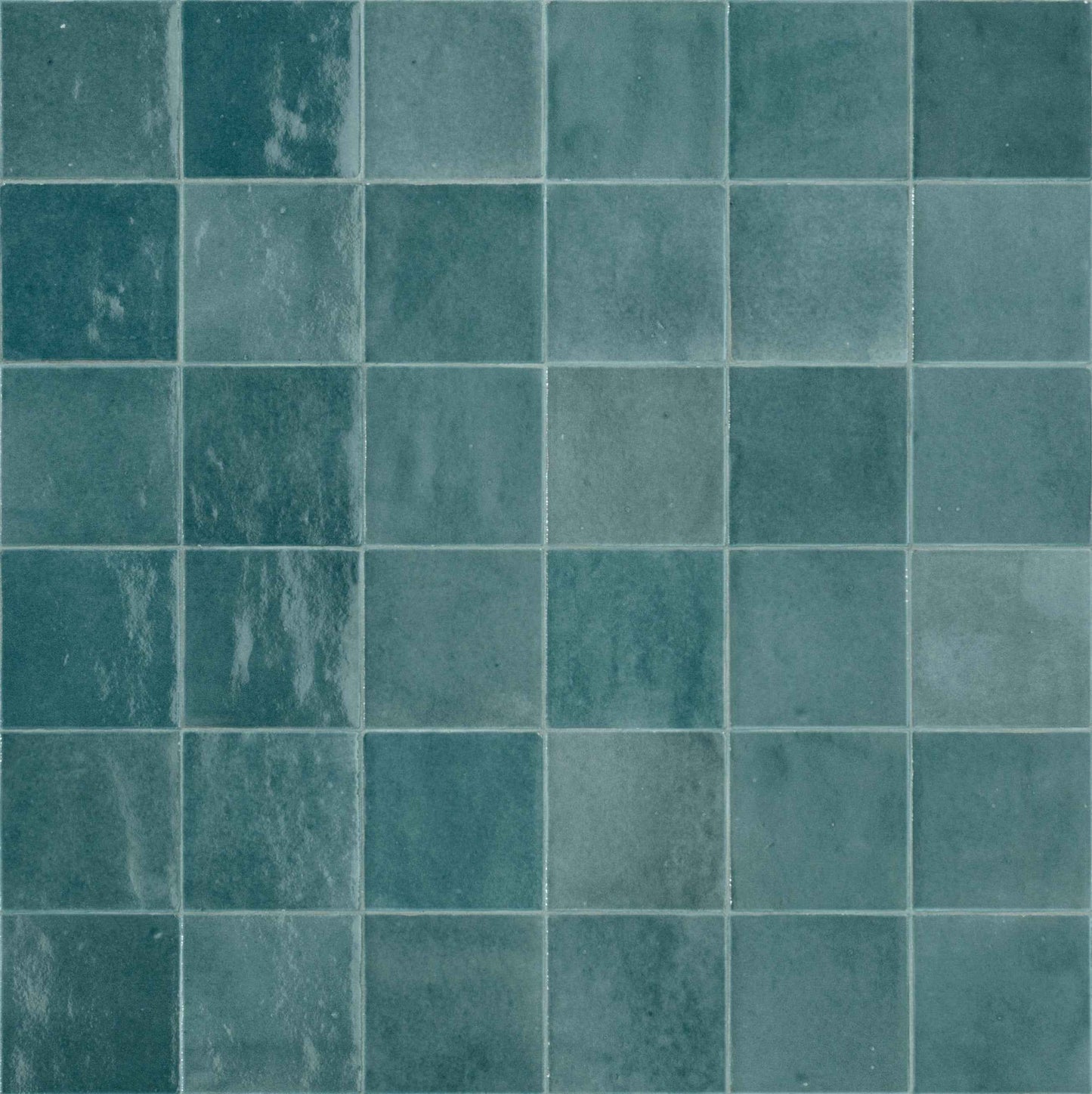 SS-R8GD | Marrakesh Zellige 4"x4" (Aquamarine) - SAMPLE