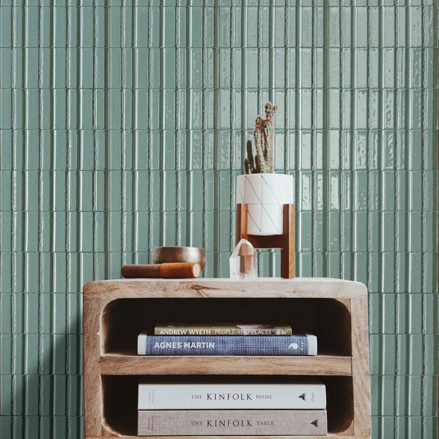 Glazel | 3"x8" Deco Handmade Look Porcelain Wall Tile