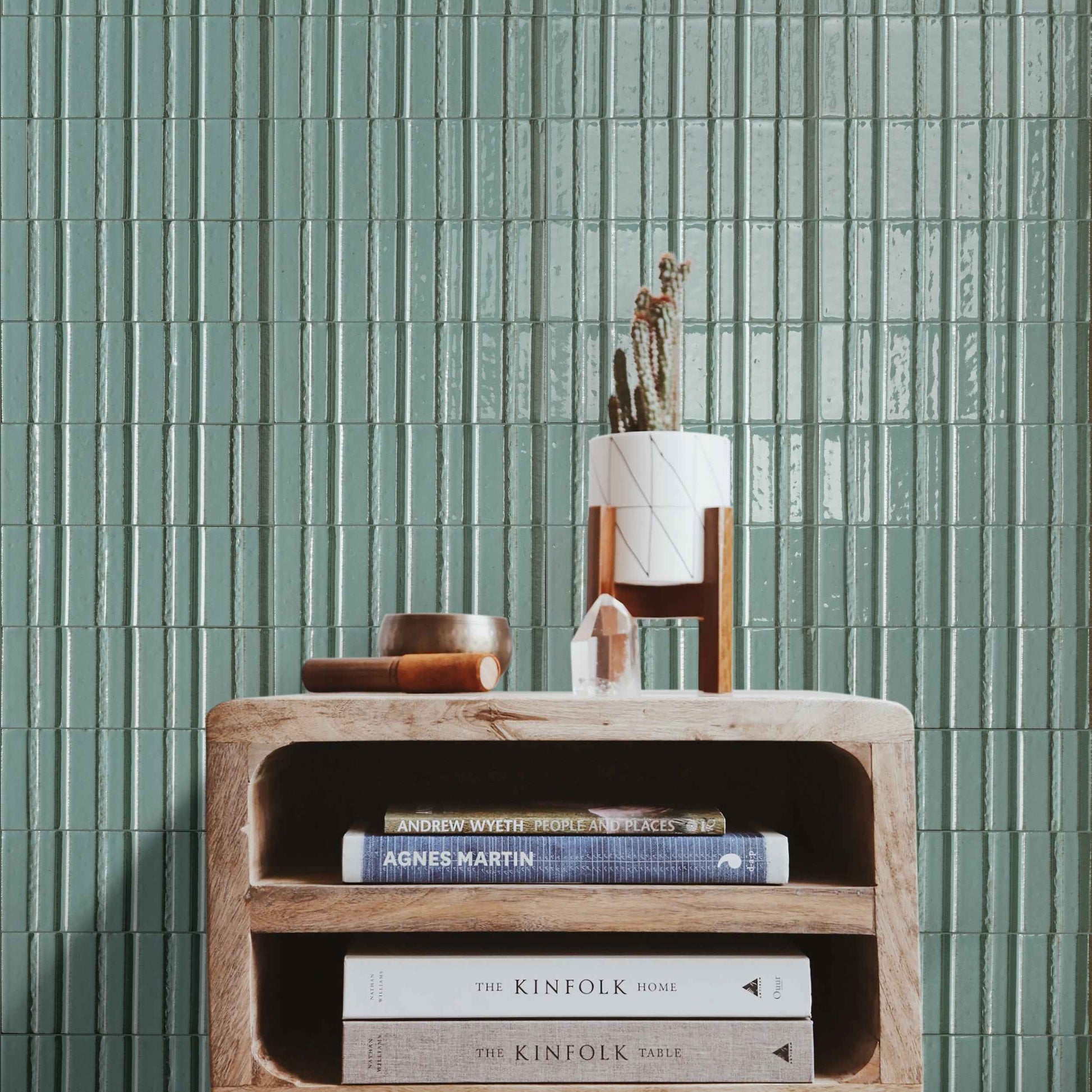 Glazel | 3"x8" Deco Handmade Look Porcelain Wall Tile