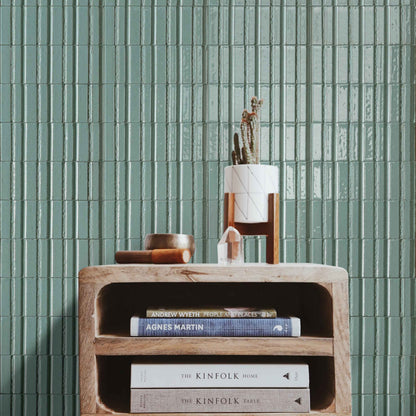 Glazel | 3"x8" Deco Handmade Look Porcelain Wall Tile