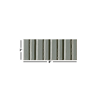 Glazel | 3"x8" Deco Handmade Look Porcelain Wall Tile