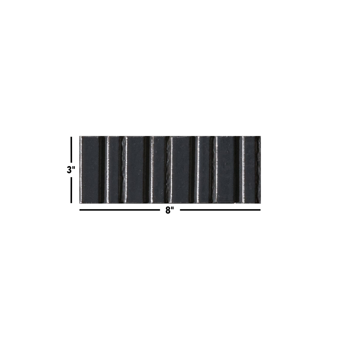 Glazel | 3"x8" Deco Handmade Look Porcelain Wall Tile