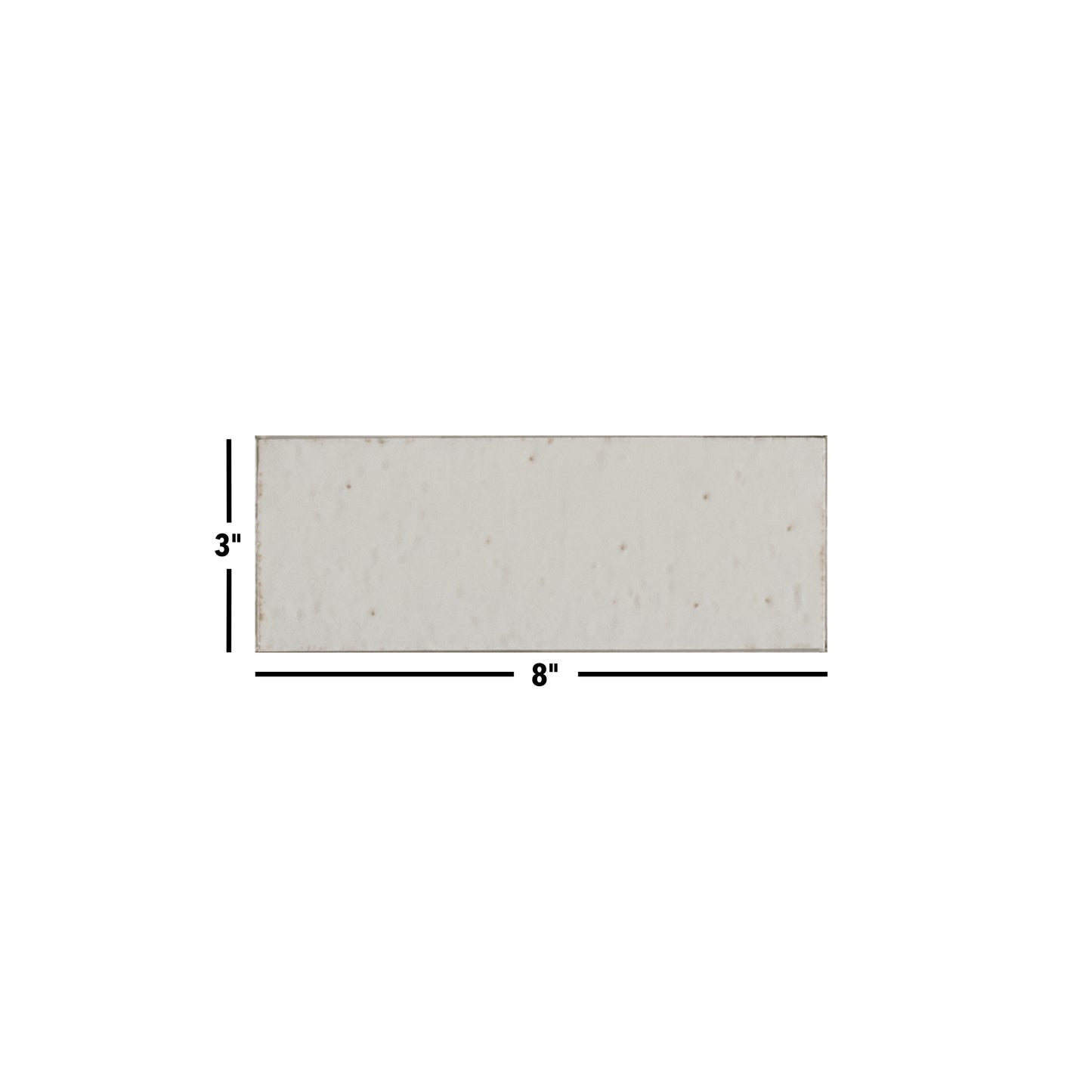 Glazel | 3"x8" Handmade Look Porcelain Wall Tile