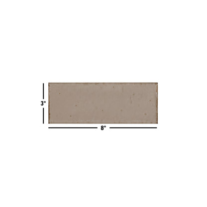 Glazel | 3"x8" Handmade Look Porcelain Wall Tile