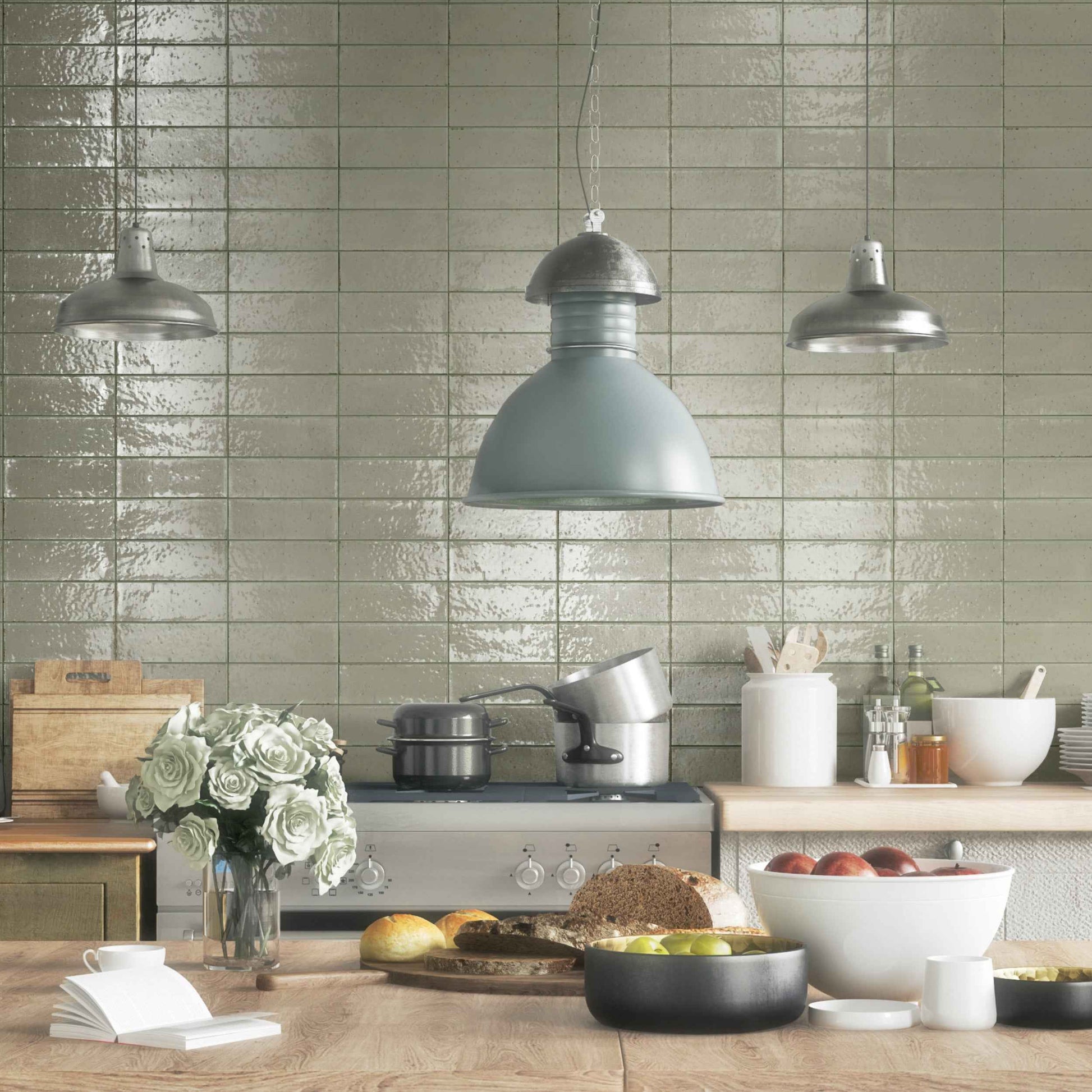 Glazel | 3"x8" Handmade Look Porcelain Wall Tile