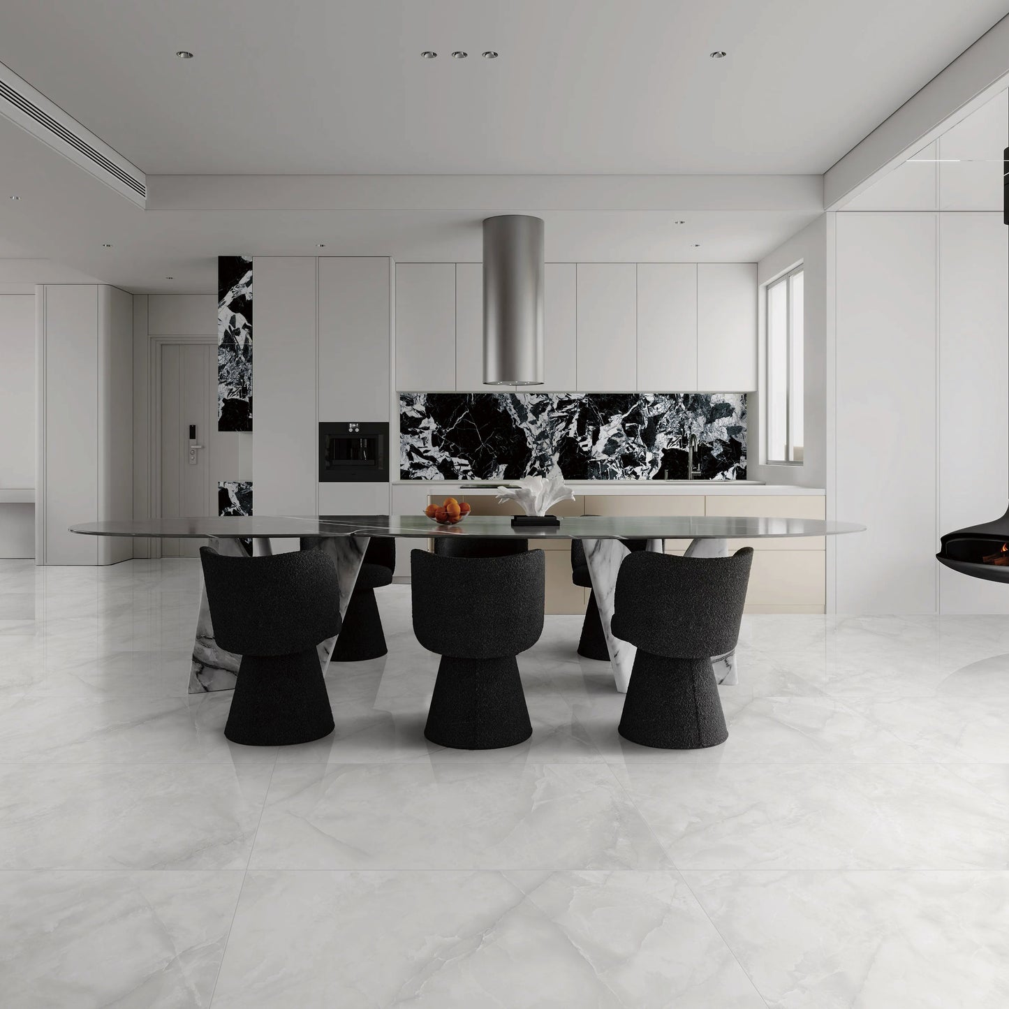 Dream | 24"x48" Duomo Porcelain Marble Look Floor & Wall Tile