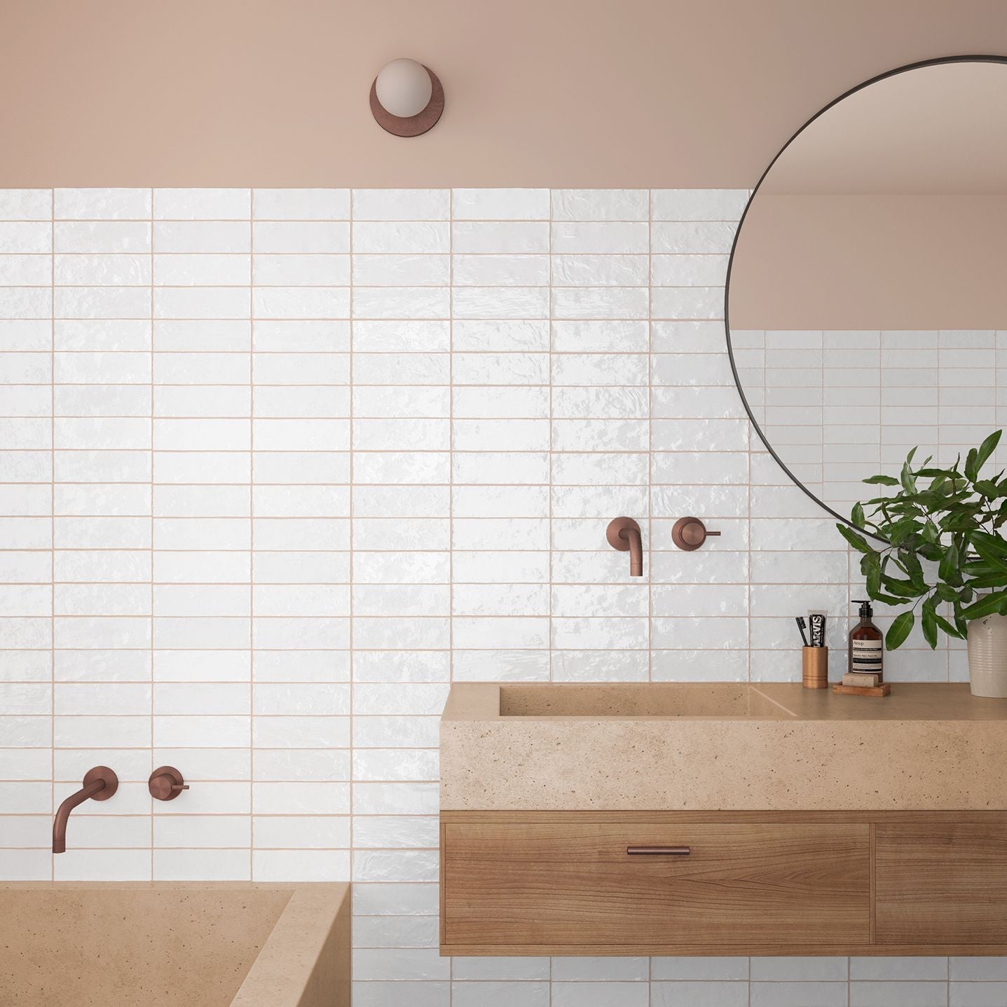 Riviera Zellige | 2.5"x8" Ceramic Wall Tile