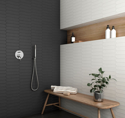Lanse Picket | 2"x10" Elongated Hex Wall Tile