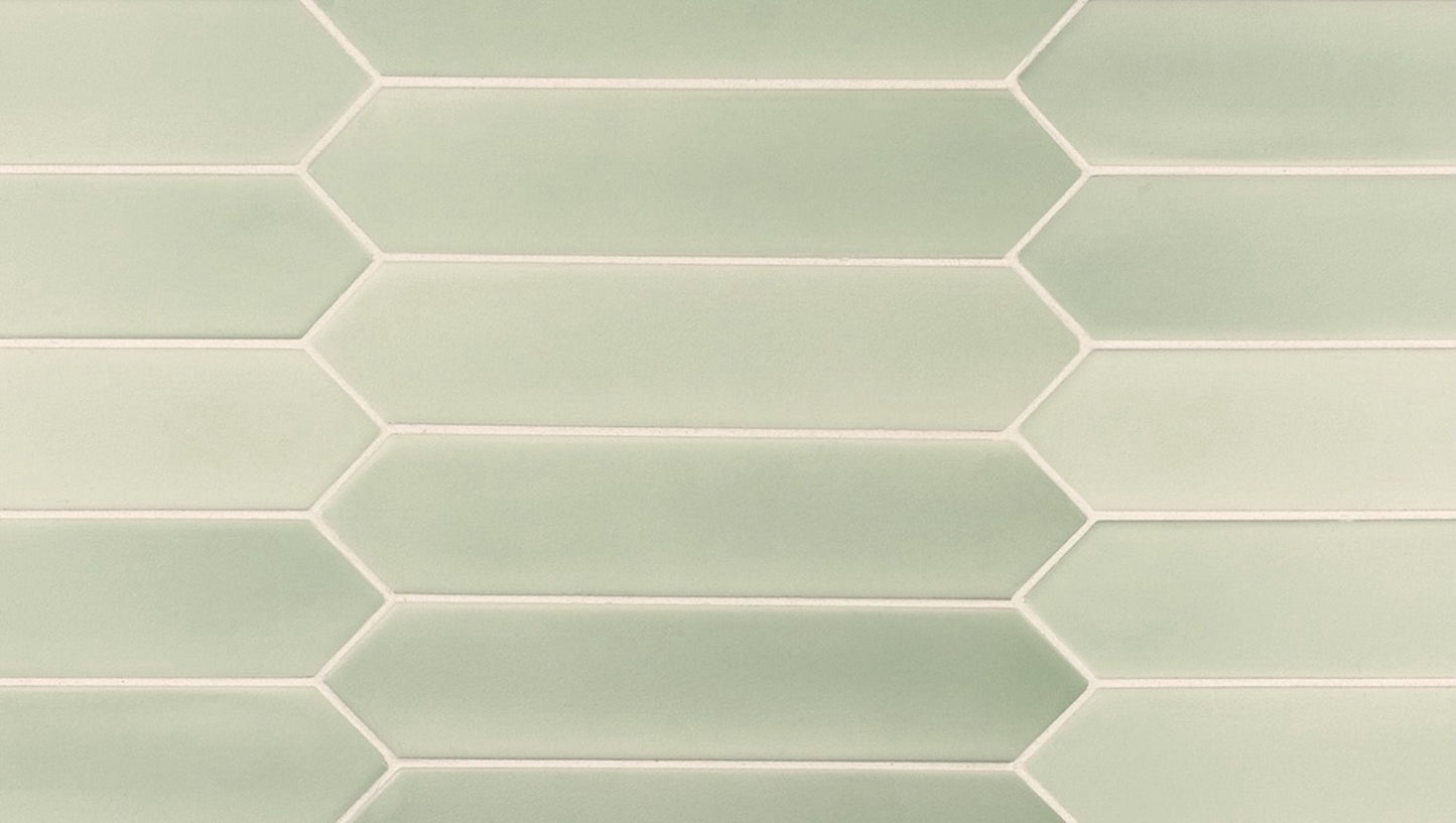 Lanse Picket | 2"x10" Elongated Hex Wall Tile