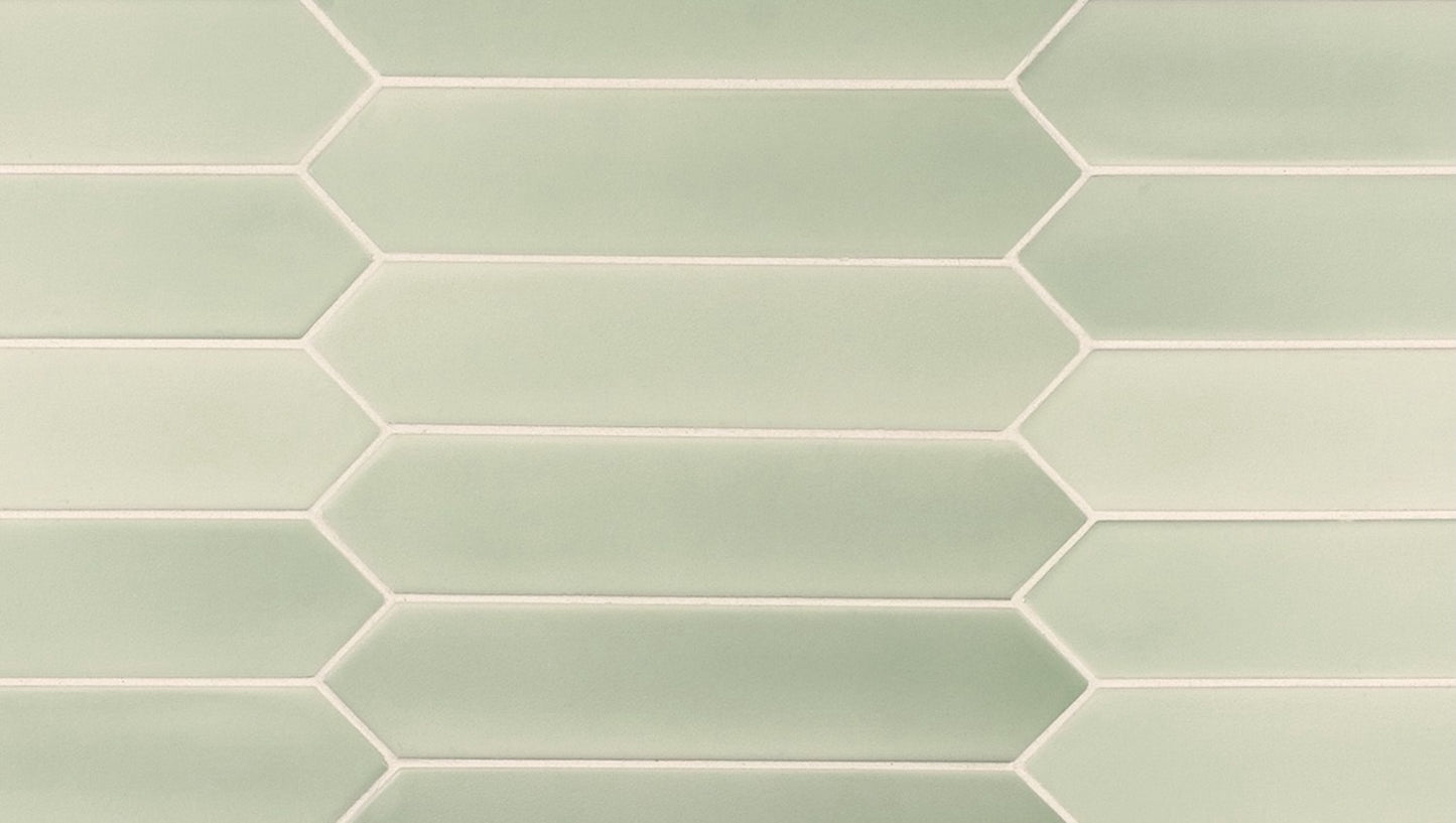 Lanse Picket | 2"x10" Elongated Hex Wall Tile