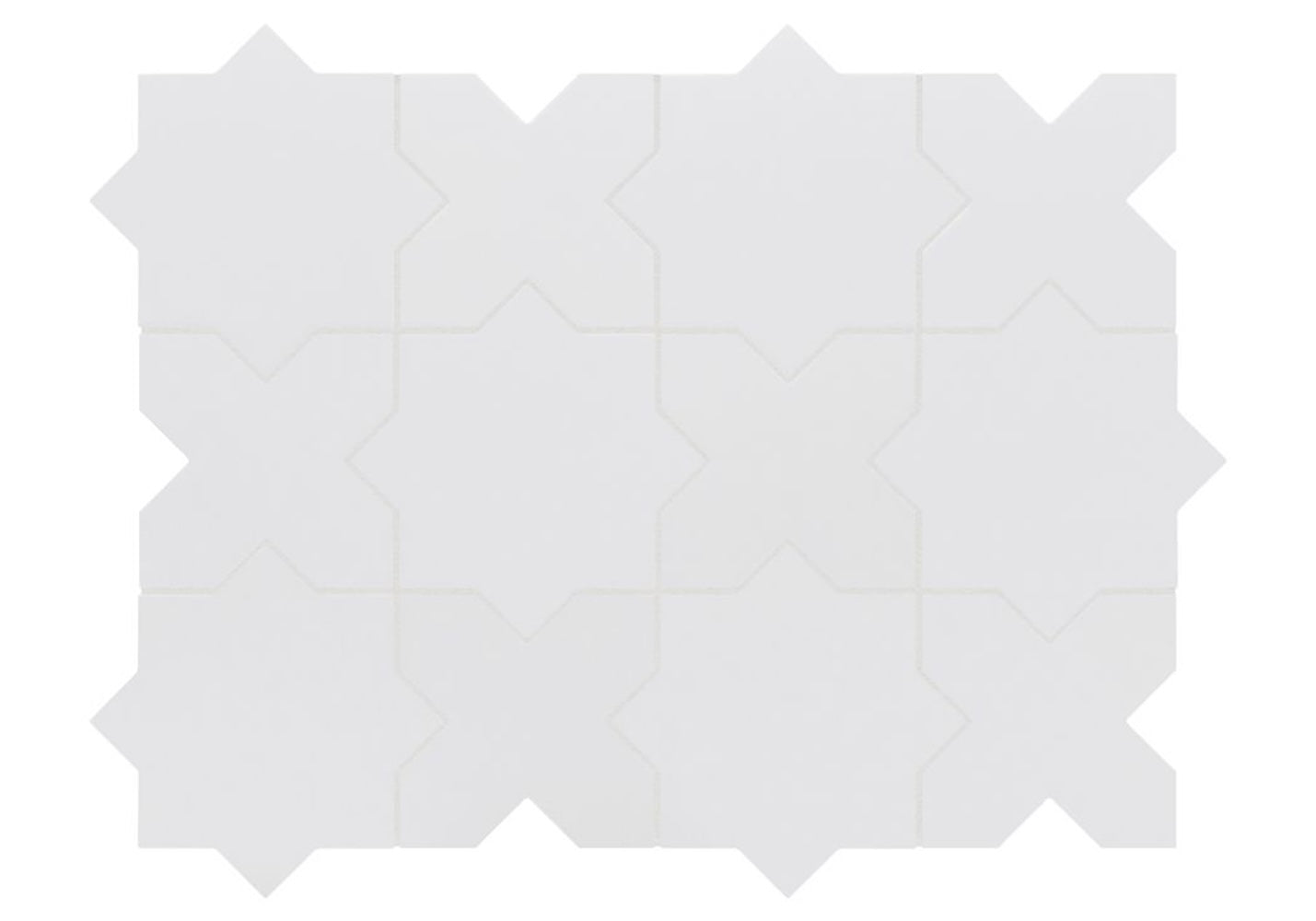 Porto Star+Cross | 6.1" x 11.9" Porcelain Floor & Wall Tile