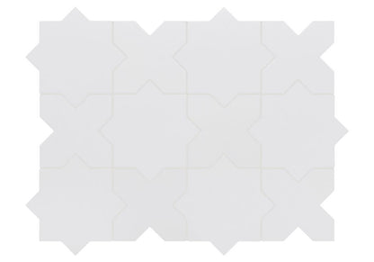 Porto Star+Cross | 6.1" x 11.9" Porcelain Floor & Wall Tile