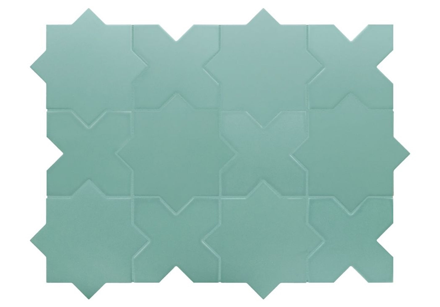 Porto Star+Cross | 6.1" x 11.9" Porcelain Floor & Wall Tile