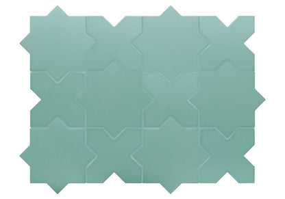 Porto Star+Cross | 6.1" x 11.9" Porcelain Floor & Wall Tile