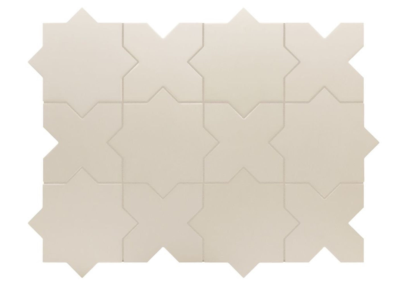 Porto Star+Cross | 6.1" x 11.9" Porcelain Floor & Wall Tile
