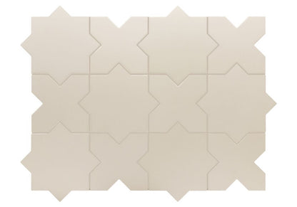 Porto Star+Cross | 6.1" x 11.9" Porcelain Floor & Wall Tile