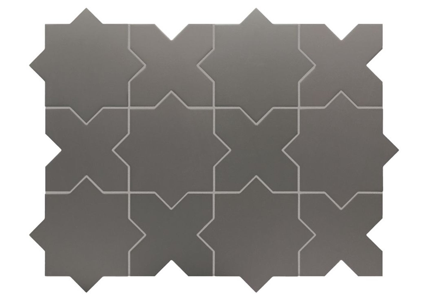 Porto Star+Cross | 6.1" x 11.9" Porcelain Floor & Wall Tile