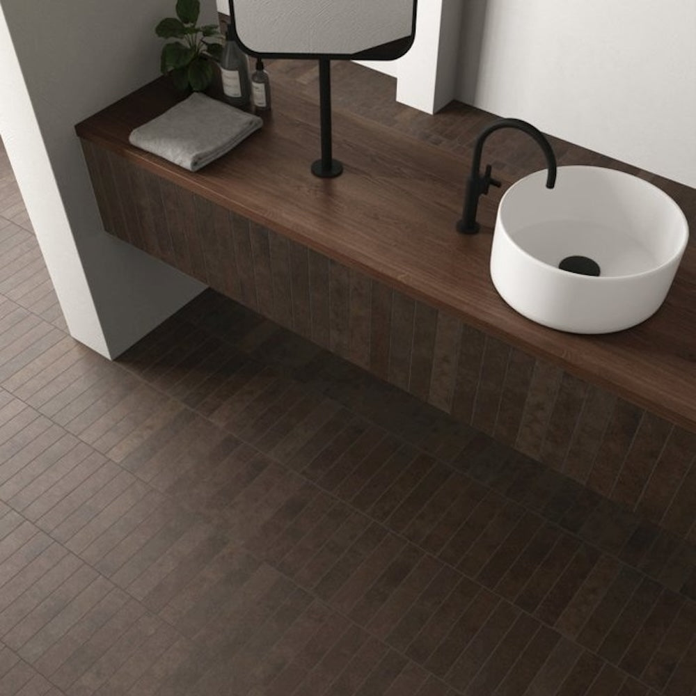 Stage | 2.5"x12" Stone-Look Porcelain Floor & Wall Tile