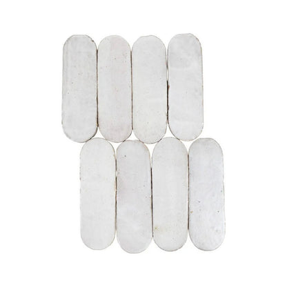 Zellige Moderne | 2"x6" Oval Terracotta Wall Tile