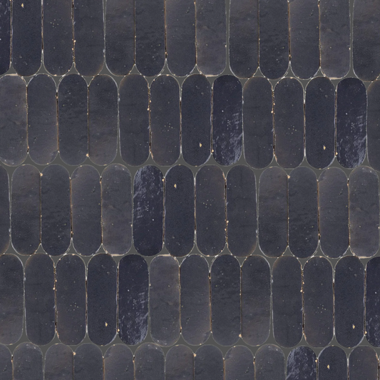 Zellige Moderne | 2"x6" Oval Terracotta Wall Tile