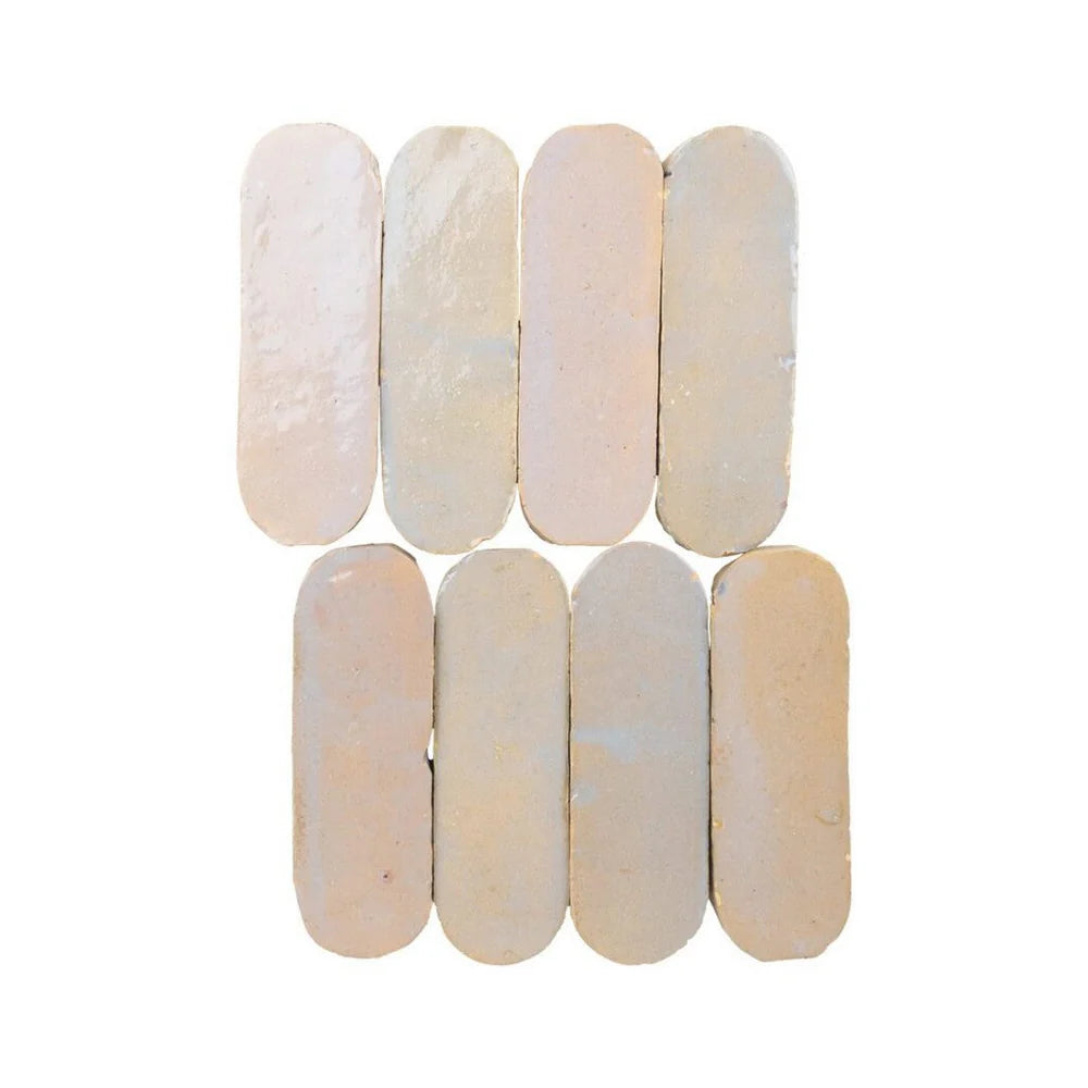 Zellige Moderne | 2"x6" Oval Terracotta Wall Tile