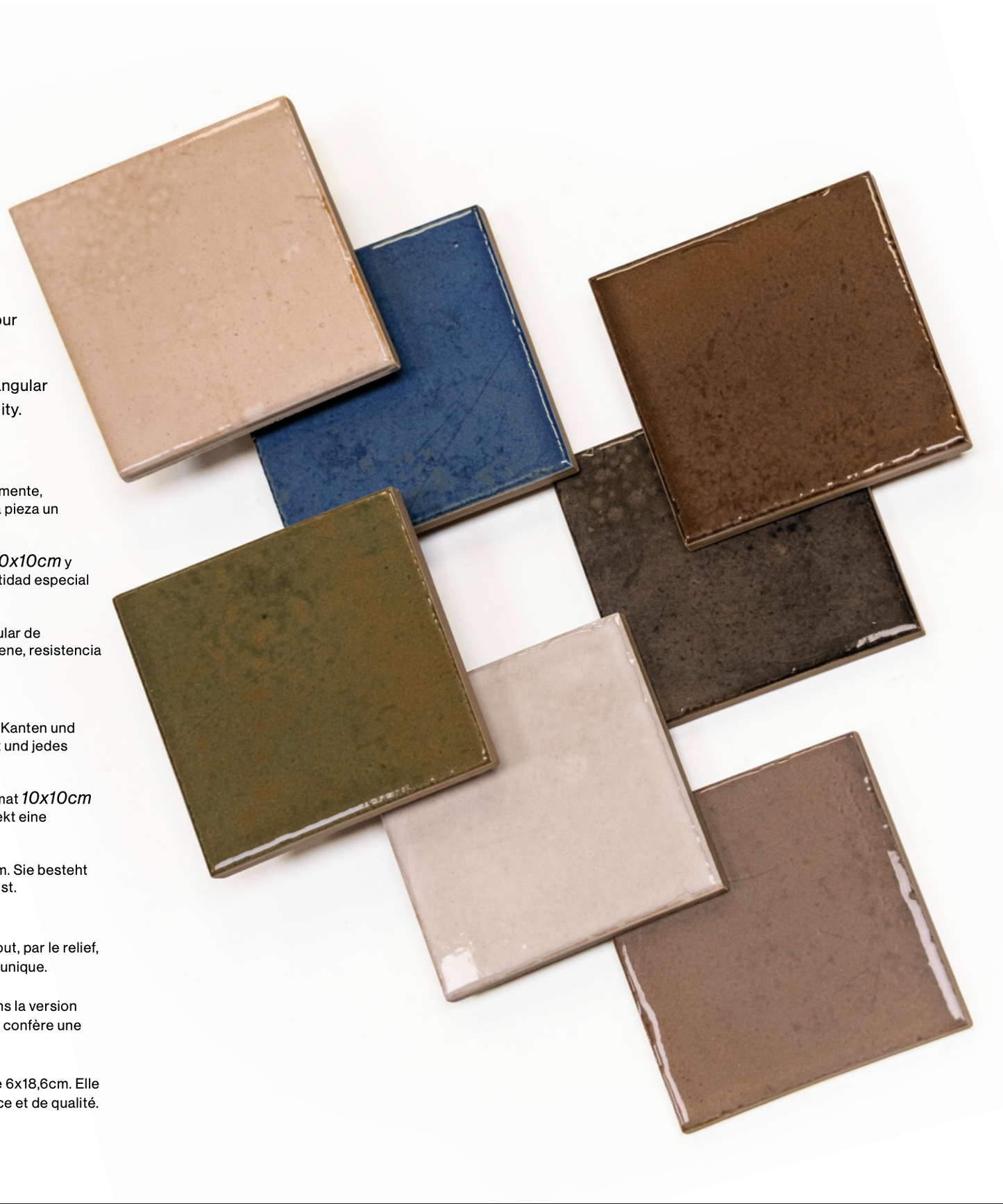 Bohemian Living | 4"x4" Decorative Porcelain Wall Tile