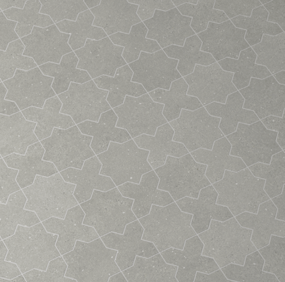 Elda Star+Cross | Porcelain Stone Look Floor & Wall Tile