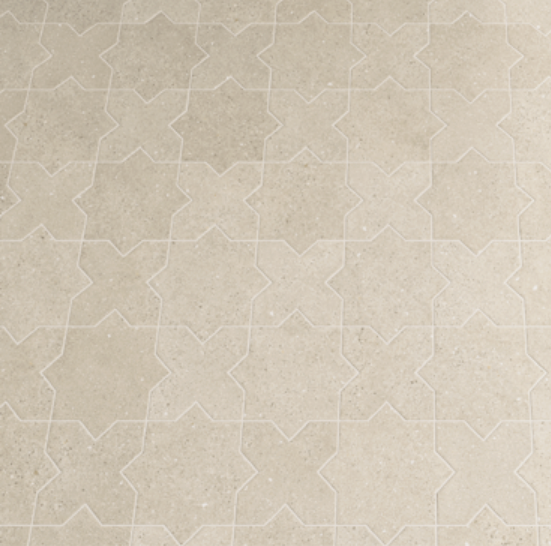 Elda Star+Cross | Porcelain Stone Look Floor & Wall Tile