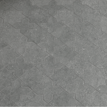 Elda Star+Cross | Porcelain Stone Look Floor & Wall Tile