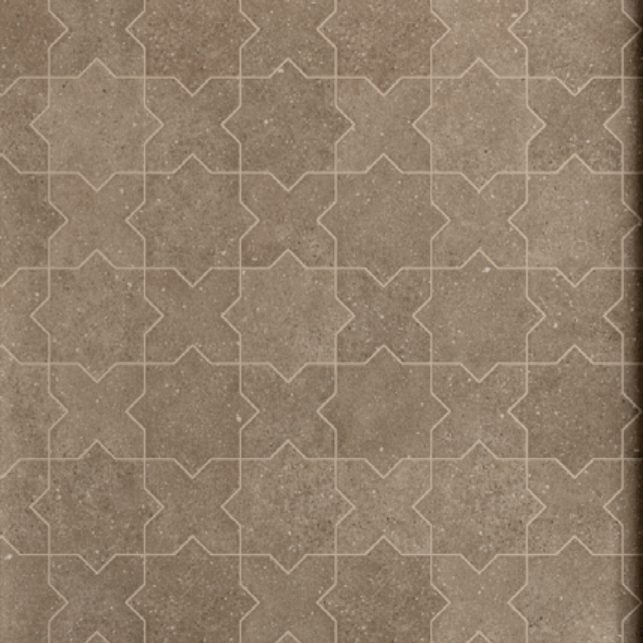Elda Star+Cross | Porcelain Stone Look Floor & Wall Tile