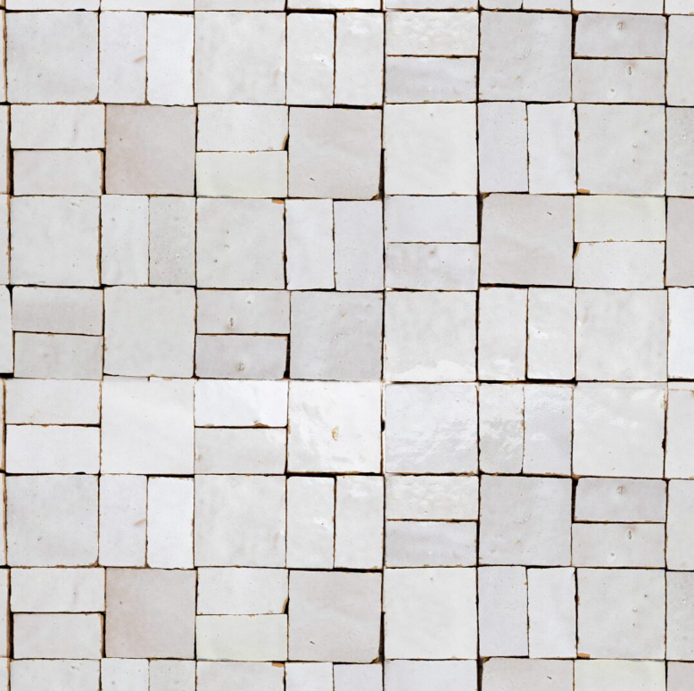 Zellige Moderne | 12"x12" Crosshatch Terracotta Mosaic Tile