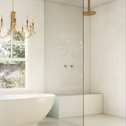 Uptown | 1.5" Hexagon Porcelain Mosaic Tile
