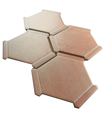 Villa Antica | Slate Cotto 9"x10" Porcelain Hexagon Wall & Floor Tile