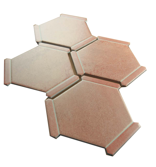 Villa Antica | Slate Cotto 9"x10" Porcelain Hexagon Wall & Floor Tile