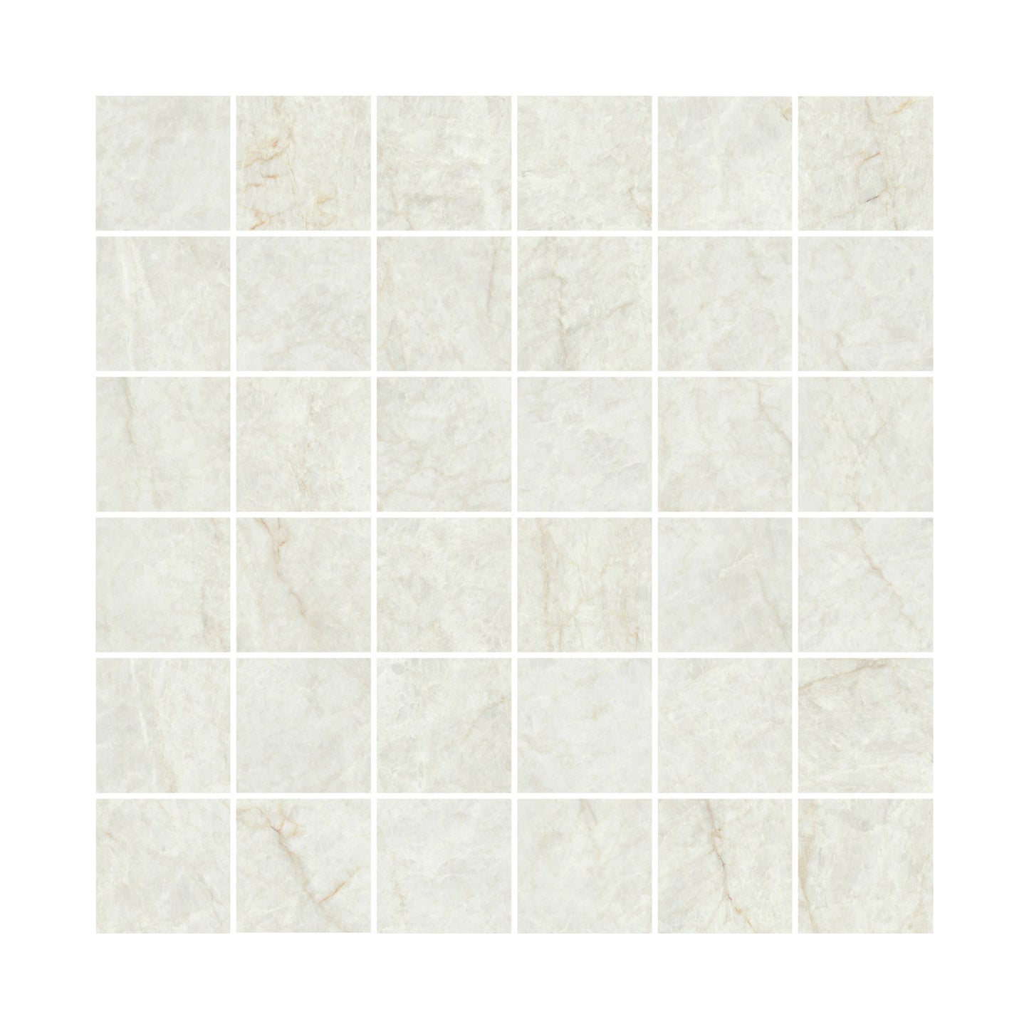 Precious Marble | 2"x2" Porcelain Marble Look Mosaic Tile