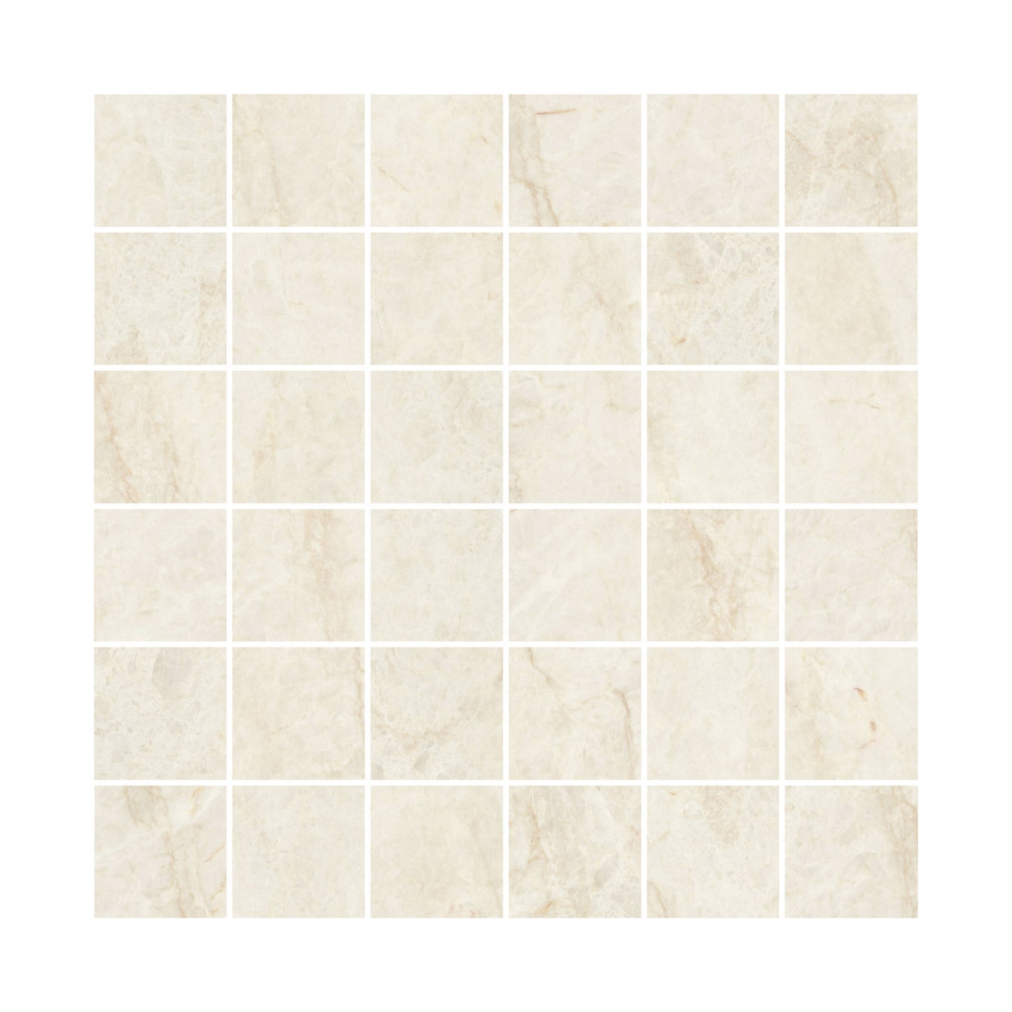 Precious Marble | 2"x2" Porcelain Marble Look Mosaic Tile