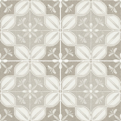 Flora Moda | 6"x6" Senda Porcelain Encaustic Look Floor & Wall Tile