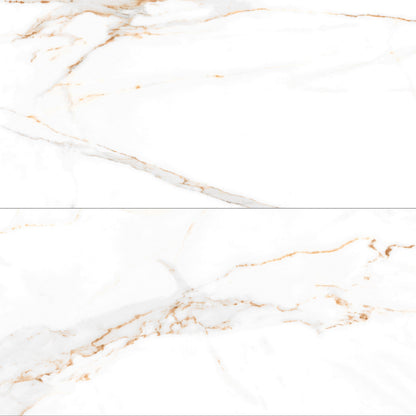 Regal Carrara Gold | 24"x48" Porcelain Marble Look Floor & Wall Tile