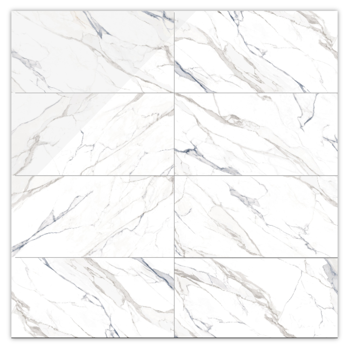 Calacatta Blue | 12"x24" Porcelain Marble Look Floor & Wall Tile