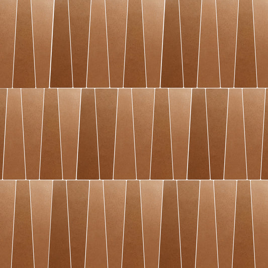 Bamboo | 2.5"x9" Porcelain Trapezoid Floor & Wall Tile